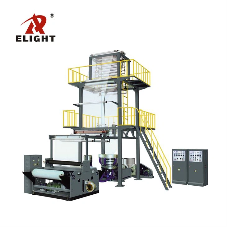 Extrusora de pel·lícula de capçal de matriu rotatiu co-extrusió de doble capa